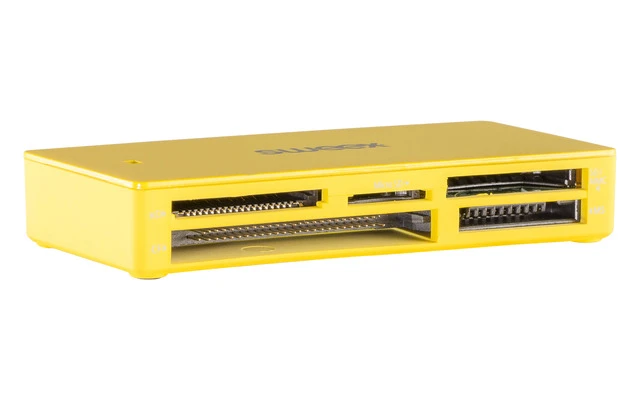 Lector de tarjetas USB Barcelona en amarillo - Sweex NPCR1080-05