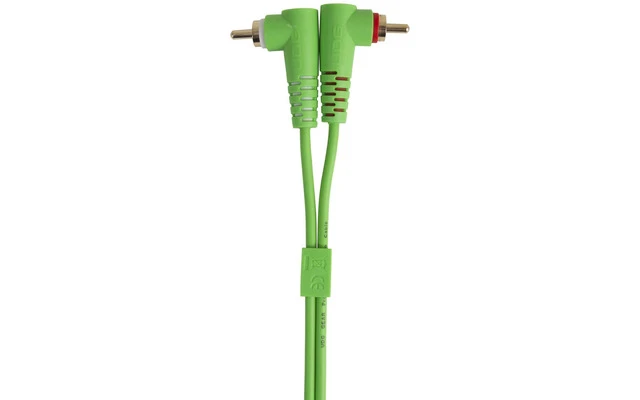 UDG Ultimate Audio Cable Set RCA Straight - RCA Angled Verde 3m