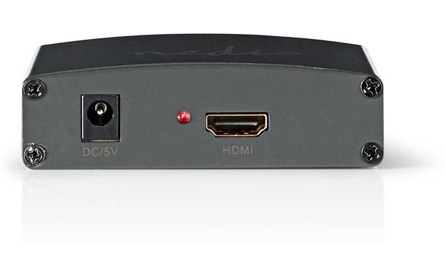 Convertidor VGA a HDMI - 1 toma - VGA + 2 Entradas RCA (I/D) - Salida HDMI - Nedis VCON3410AT