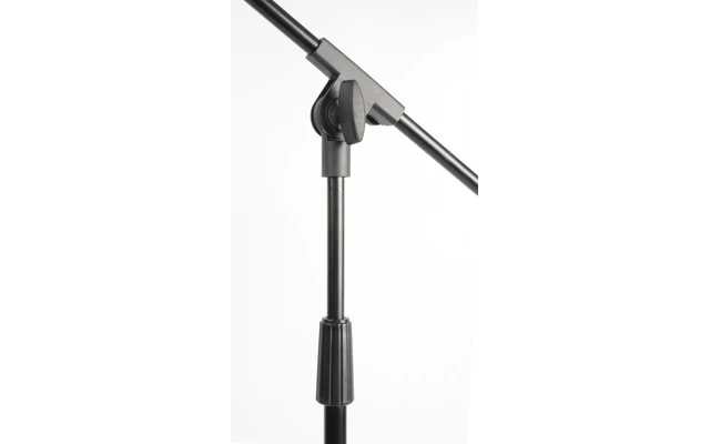 Vonyx Pie de microfono con pertiga, altura 1.6m, negro