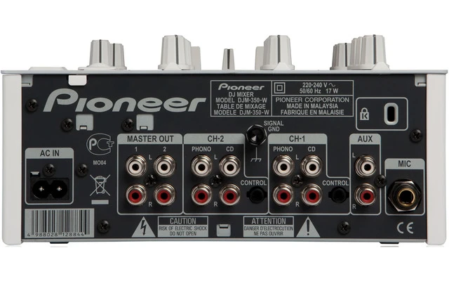 Pioneer DJM 350 White