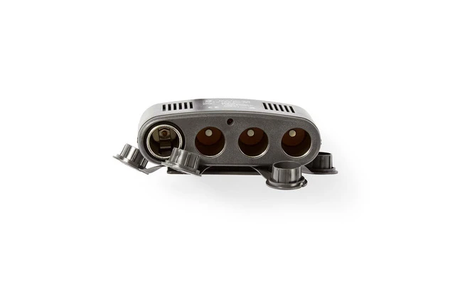 Adaptador de CC Universal - 5/12 V CC - Cargador para el coche/USB - 4 tomas - Nedis DCPA003