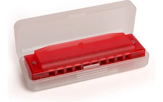 Hohner Translucent Harp Red Hardcase