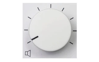 Audac VC 3208 W Control de Volumen  remote embutido en Pared blanco