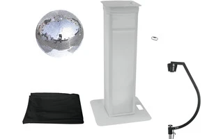 EUROLITE Set Bola de espejos 50cm con Stage Stand variable + Funda negra