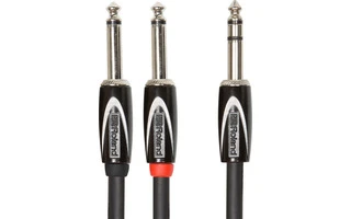 Roland RCC5TR28 Cable serie Black doble jack mono a jack estéreo 1.5 m