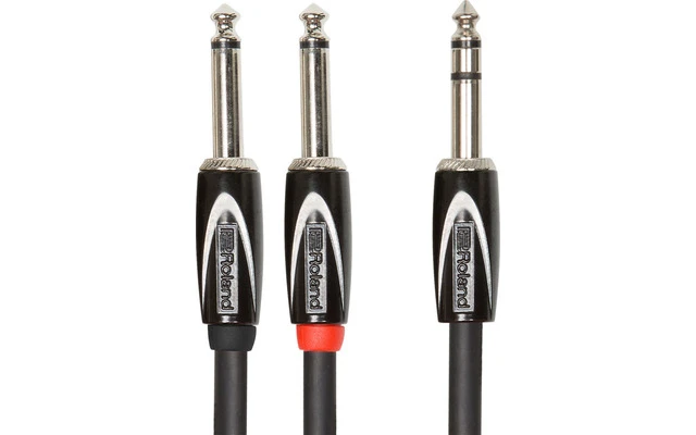 Roland RCC5TR28 Cable serie Black doble jack mono a jack estéreo 1.5 m