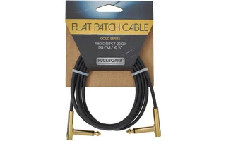 RockBoard Flat Patch Cable Gold 120 Cm