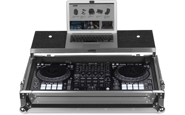 UDG Ultimate Flight Case Pioneer DDJ-1000 Silver Plus (Pórtatil + ruedas) - Stock B