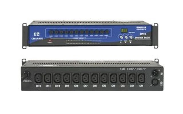 CONSOLA DMX DE 12 CANALES (12 x 5A)