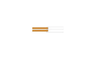 Cable altavoz 2x0.75mm2 - color blanco - bobina 100 metros