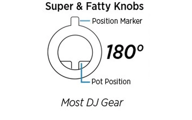 DJ TechTools Chroma Caps Super Knob Verde