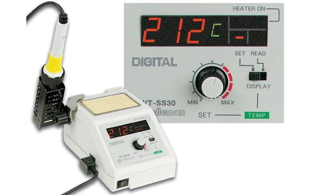 Estación de soldadura profesional 48W 150-480ºC - display digital