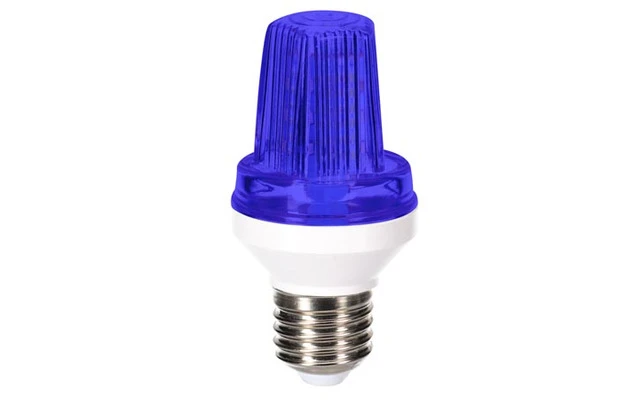 Mini lámpara LED estroboscopica - Casquillo E27 - 3 W - Color Azul