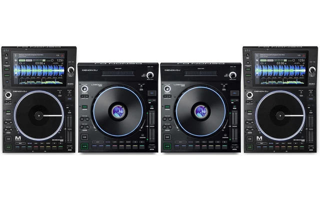 2x Denon DJ SC6000M + 2x Denon DJ LC6000