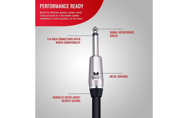 Monster Cable Performer 600 S-6 Prolink - 1.82 metros