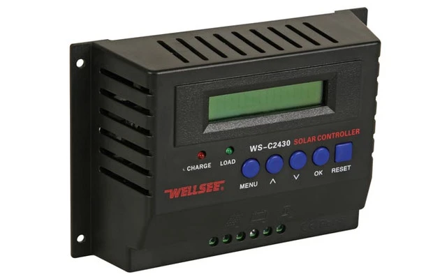 Regulador solar 30A 12/24 VDC (máx 30A)