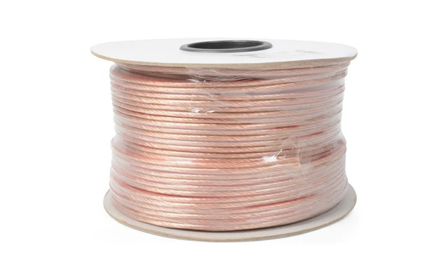 PD Connex Cable paralelo altavoz transparente, 2 x 4.0mm, 40A, Transparente, 100M