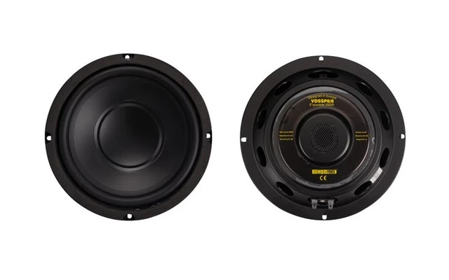 Subwoofer negro para altavoz 8