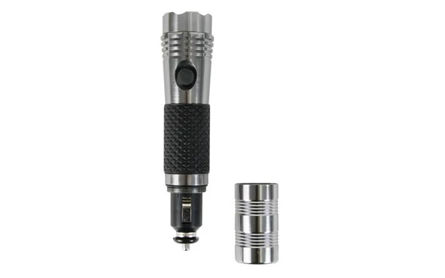 Linterna de bolsillo con LED recargable - 1W - para conector mechero