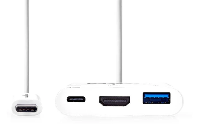 Adaptador USB - USB 3.2 Gen 1 - USB-C - HDMI / USB-A / USB-C