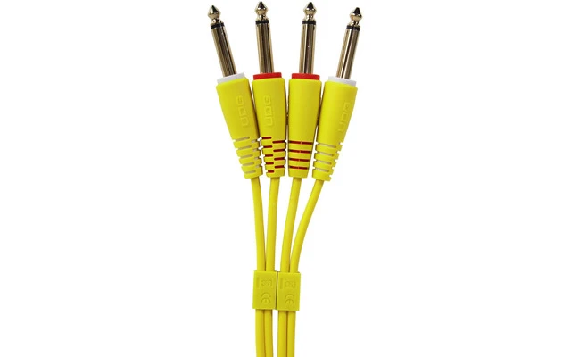 UDG Ultimate Audio Cable Set 6,3 Jack - 6,3 Jack Yellow Straight