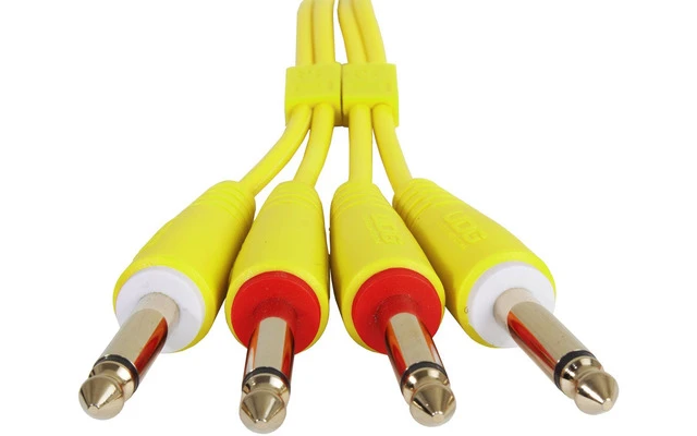 UDG Ultimate Audio Cable Set 6,3 Jack - 6,3 Jack Yellow Straight
