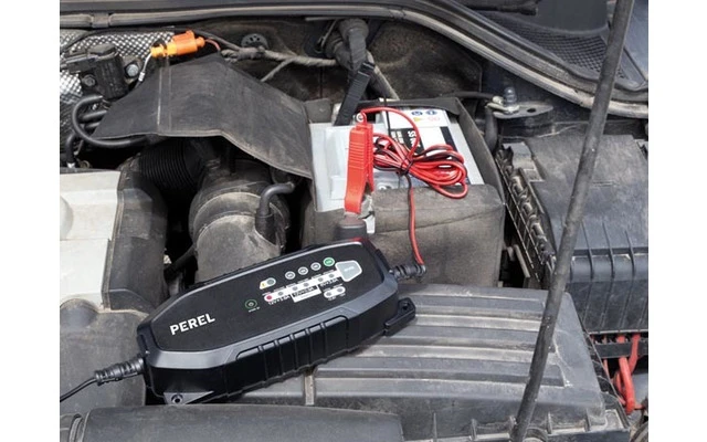 Cargador de batería inteligente automático para coche - 6 v / 12 v - 3.8 a