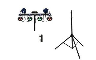 Eurolite Set LED KLS Laser Bar Next FX Light Set + M-4 Speaker-System Stand