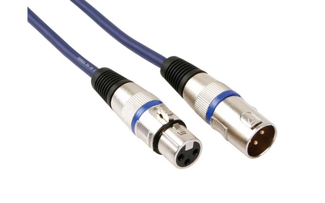 Cable DMX profesional con conector Neutrik - 1 metro