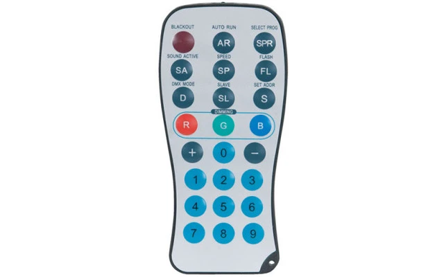 Showtec mando a control IR para la serie Cameleon Series