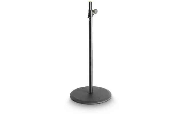 Gravity SSPWBSET 1 - Soporte de altavoz con base redonda de fundición de hierro