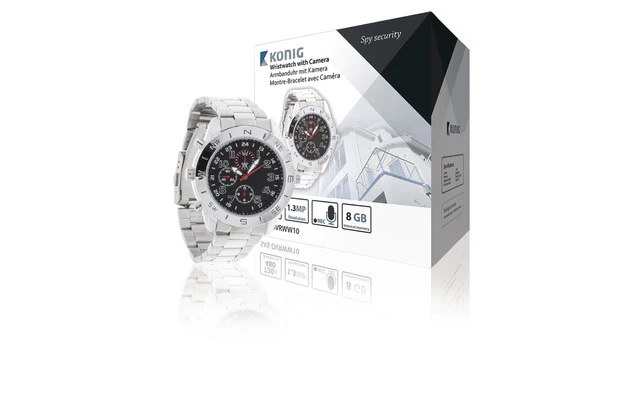 Reloj de pulsera con cámara de 8 GB integrada