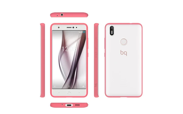 Funda Protectora Hybrid Rosa Aquaris X/X Pro bq
