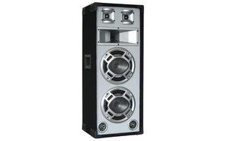 Baffle blanco 2x8"/20cm 600W LED azules.