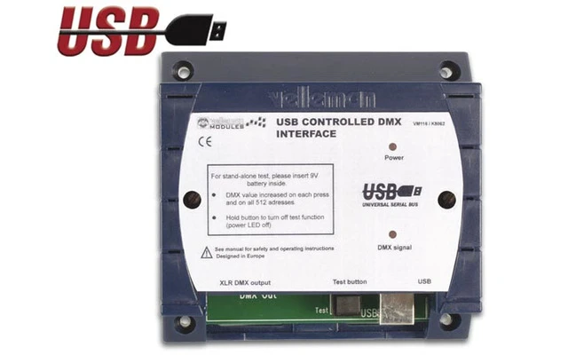 Interface DMX controlado por USB