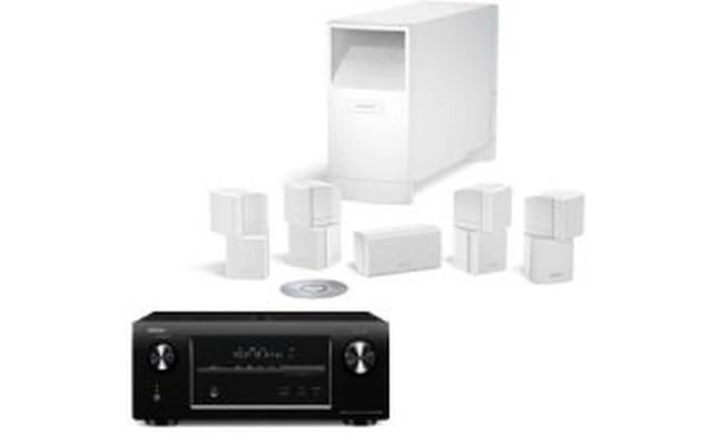 Denon AVR X2000 + Bose AcoustiMass 10IV Blanco