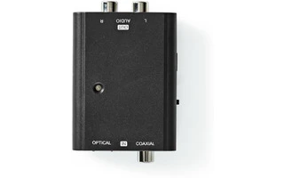Convertidor Audio Digital - 2 vía - Interruptores: 1x S / PDIF (RCA) Hembra / 1x TosLink hembra