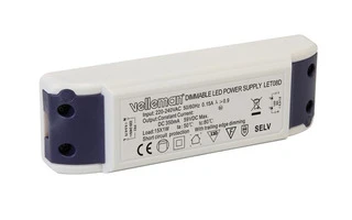 DRIVER PARA LEDs CON CORRIENTE CONSTANTE - LUMINOSIDAD REGULABLE -  350mA - 59V máx. 