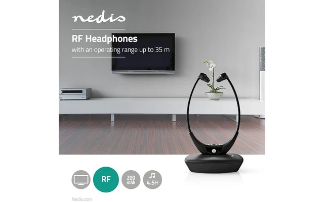 Auriculares Inalámbricos - Radiofrecuencia (RF) - Intrauditivos - Base de Carga - Devolución