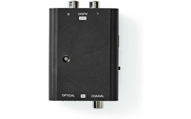 Convertidor Audio Digital - 2 vía - Interruptores: 1x S / PDIF (RCA) Hembra / 1x TosLink hembra