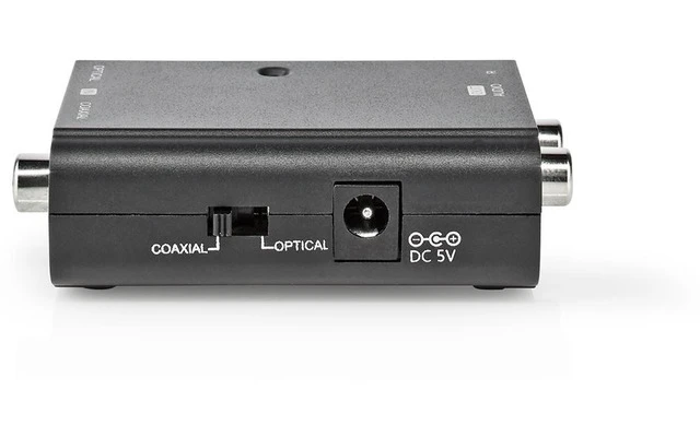 Convertidor Audio Digital - 2 vía - Interruptores: 1x S / PDIF (RCA) Hembra / 1x TosLink hembra