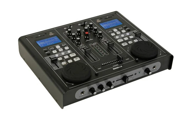 Doble reproductor USB/SD y mesa de mezclas audio VDSMP33