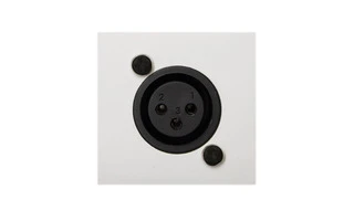 Audac WMI 18 W Unidad de Entrada de Micro embutida en Pared (45 x 45 mm) blanca
