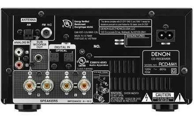 Denon DM 41 Negro / Cherry