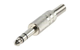 Conector Estéreo 6.35 mm Macho Metal - Valueline JC-017