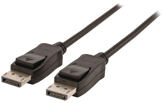 Cable DisplayPort de DisplayPort macho - DisplayPort macho de 2,00 m en color negro Valueline