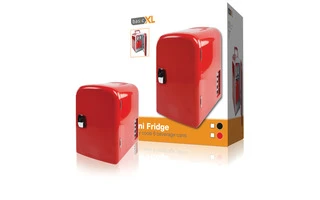 Mini nevera de 4 litros en color rojo