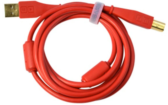 DJ TechTools Chroma Cable Rojo - Recto