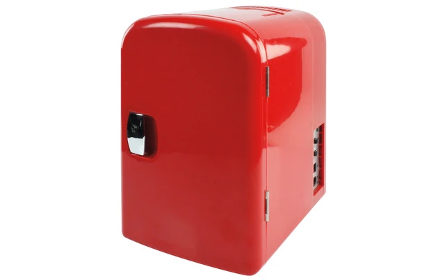 Mini nevera de 4 litros en color rojo